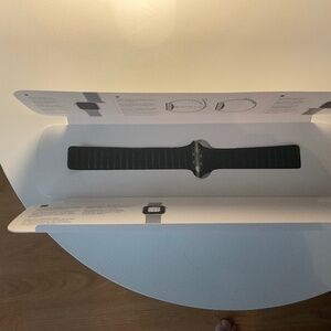 Apple Watch Leather Link 45mm ML813AM/A Midnight